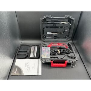 AVID POWER Rotary Tool Kit w/ Flex Shaft, 6 Speeds, 107 Accs & Case